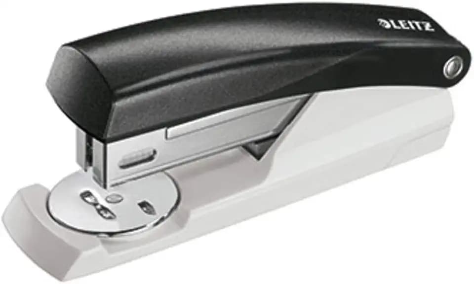 Leitz NeXXt Kleiner Bürotacker aus Metall, 25 Blatt, mit Oberlademechnanik
