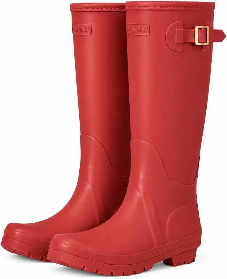 Women's Tall Waterproof Rubber Rain Boots
