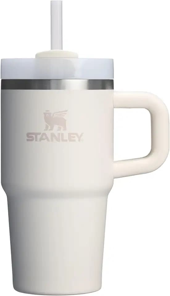 STANLEY Quencher H2.0 Flow State Tumbler, 20 oz, Cream 2.0