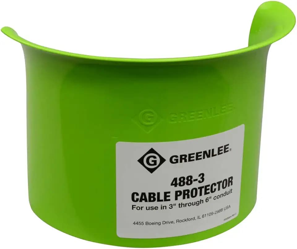Greenlee 488-3 Cable Puller Cable Protector, For 3-Inch to 6-Inch Conduit