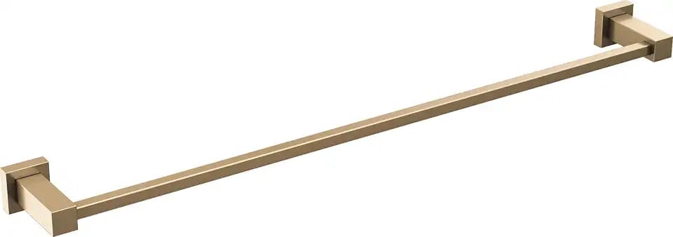 Delta Faucet Velum 24-Inch Single Towel Bar, Gold Bathroom Towel Holder, Wall Mounted Towel Rack, Towel Hanger, Champagne Bronze IAO20824-CZ