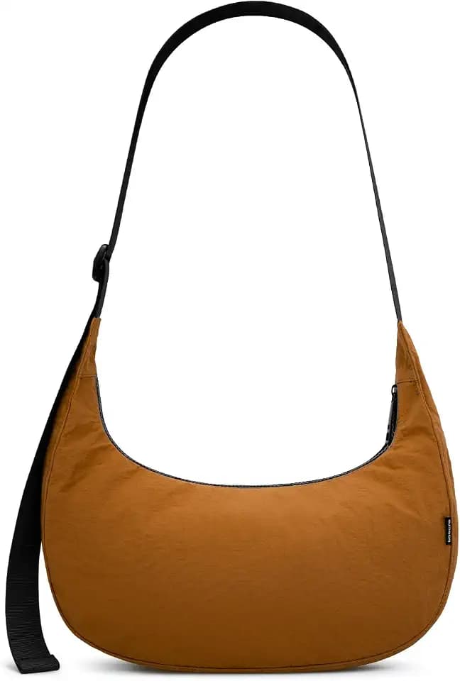 Medium Crossbody Crescent Bag with Adjustable Strap for Women Men.