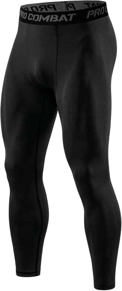 HYCOPROT Men's Compression Pants Athletic Tight,Leggings Base Layer Bottoms for Running Workout Sports Yoga Basketball