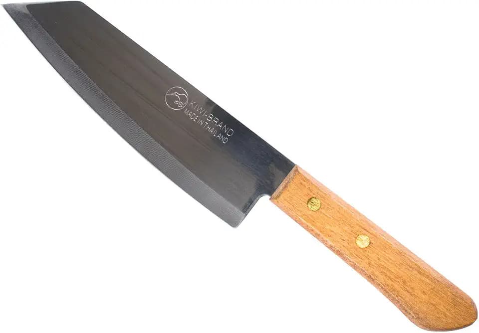 Kiwi Messer, zum Kochen, 16,5 cm mit Holzgriff, 171, Holzfarbe, Silber