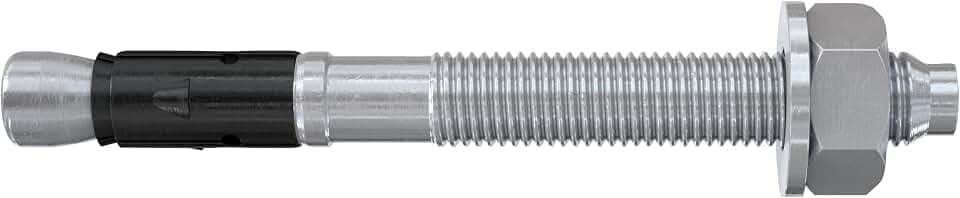 fischer Bolzenanker FAZ II Plus 16/100 gvz, Schwerlastanker mit hoher Tragfähigkeit, Ankerbolzen für Befestigungen schwerer Lasten und Stahlkonstruktionen, Seismik- & ETA-Zulassung