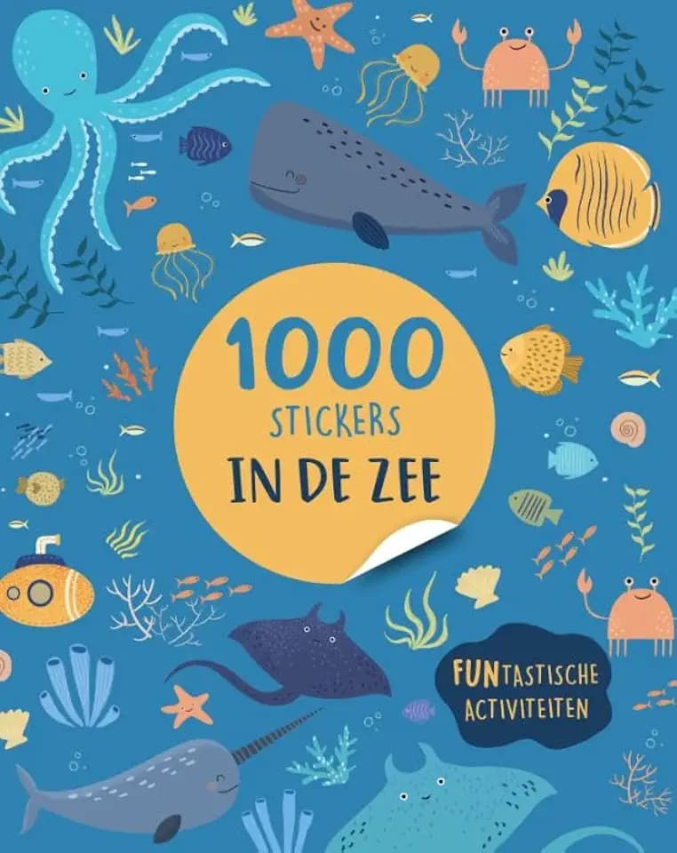 In de zee - 1000 stickers: FUNtastische activiteiten