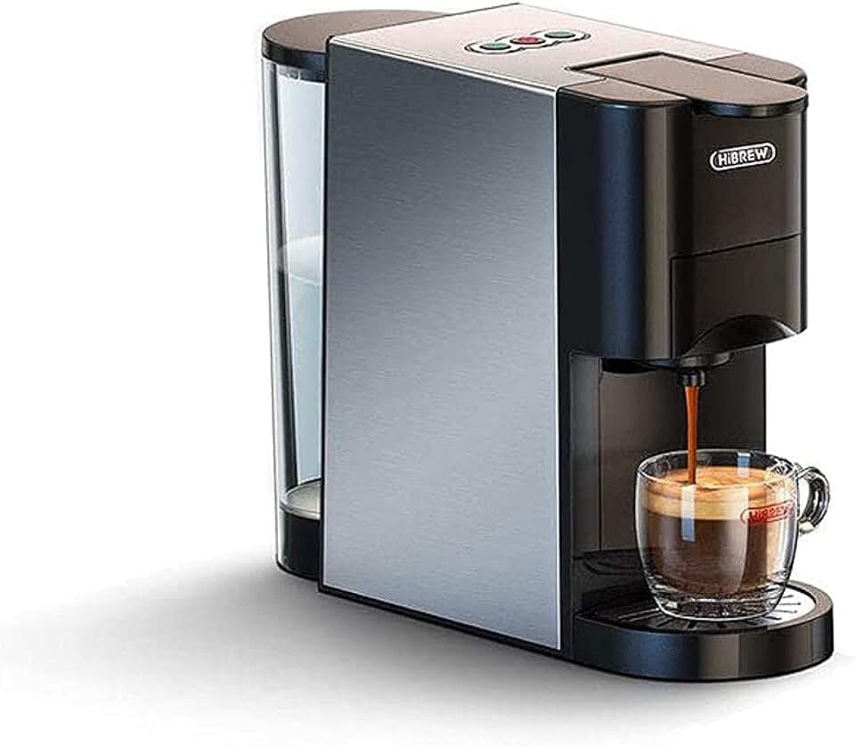 HiBREW 4-in-1-Kapsel-Kaffeemaschine 1450W H3A