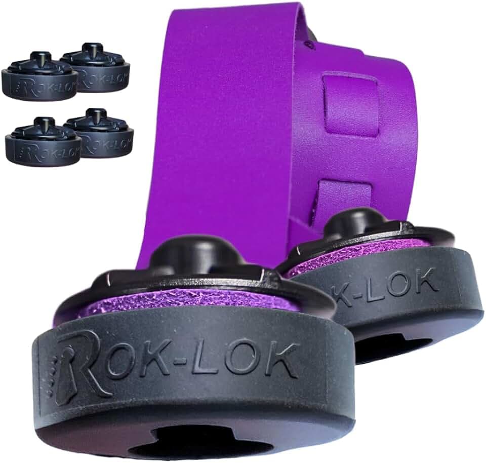 Rok Lok PRO Guitar Strap Lock - 2 Pack (Black) - No Mods Required