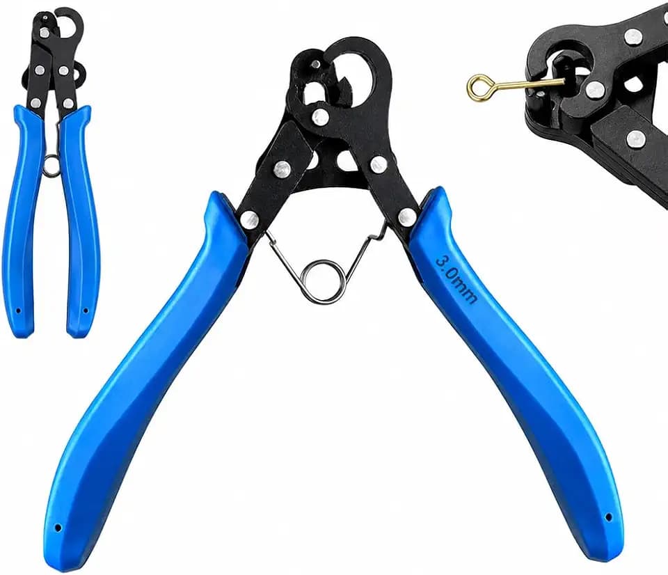 One Step Looper, 3 mm Looper Zange für Schmuckherstellung, Blau