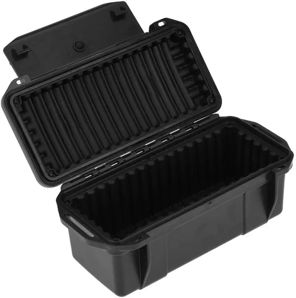 Survival-Aufbewahrungsbox, 170 mm, wasserdicht, stoßfest, trockene Aufbewahrungsbox, Hartplastik-Schutzgriff, Touch-Telefonhülle