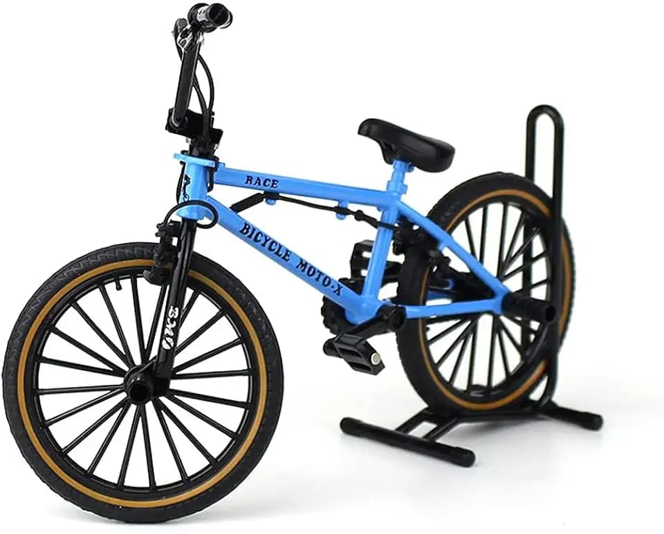 Jiahuade Fahrrad Modell Deko Fahrrad Miniatur 1:8 (6.97 * 4.72 Zoll) Collection Deko Druckguss Spielzeug Mini Bend Fahrrad Modell Rennrad Mountainbike (B)