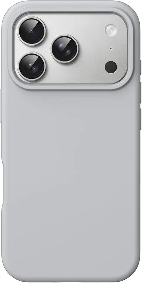 JETech Silicone Case for iPhone 17 Pro Max, Grey