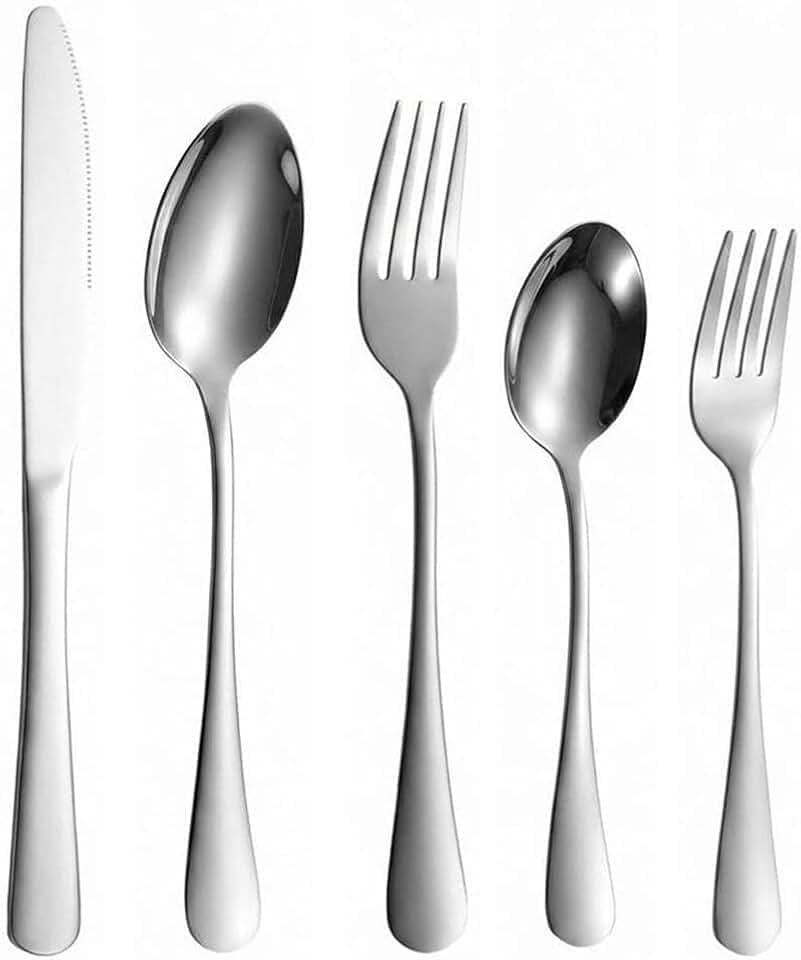 Stainless Steel Silverware Flatware Cutlery Set-8 Sets of 40 Pieces
