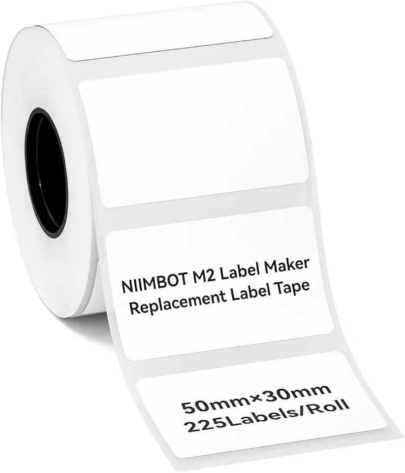 NIIMBOT M2/M3 Thermal Transfer Labels 1.97''x1.18'', White