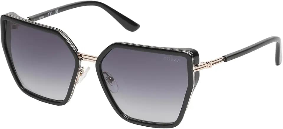 GUESS womens Injected Sun Glasses Round Sunglasses
