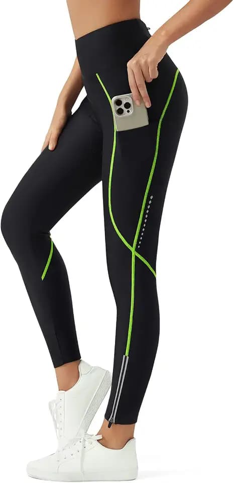 beroy Women's Bike Pants 4D Padded Cycling Tights with Pockets