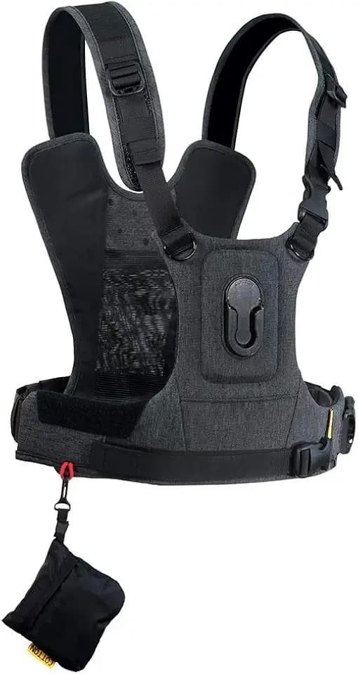 Cotton Carrier CCS G3 Camera Harness System for One Camera, Grey, 1 Camera