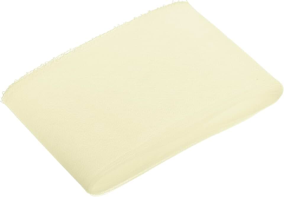 sourcing map 9,1 m steifer Rosshaar-Zopf, 15,2 cm breit, für Polyester-Stäbchen, Nähen, Hochzeitskleid, Tanz, formelle Kleidung, Accessoires, Dunkelbeige