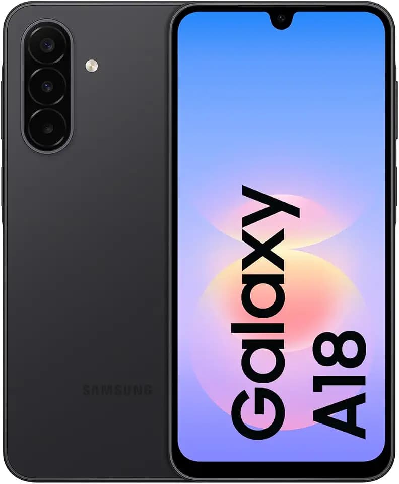Samsung Galaxy A18, Black, 2,5 J. Herstellergarantie [Exklusiv bei Amazon]