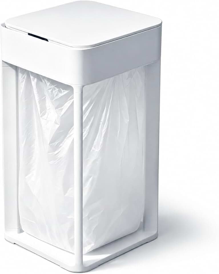 8 Gallon Smart Trash Can, Self-Sealing Automatic Trash Can, Type-C Charging Detachable Garbage Can with Lid for Kitchen, Living Room, Bedroom & Outdoor.
