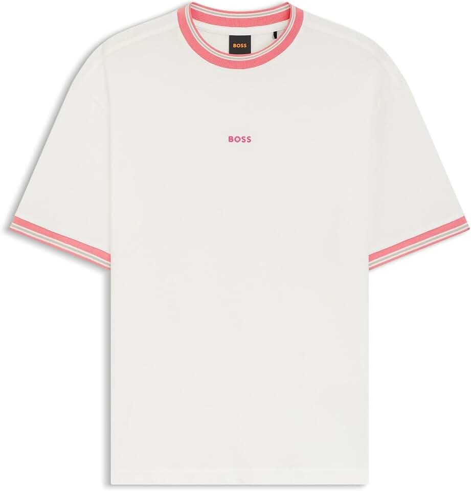 BOSS Herren Te_Blocks 10249510 01 T_Shirt (1er Pack)