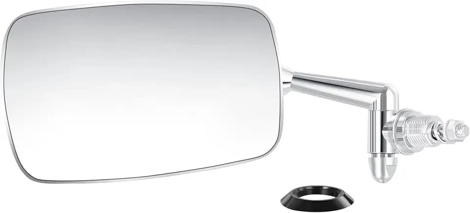 Mirror Left Driver Side Luxury Zinc Diecasting Version(Not Stainless Steel Housing) Chrome 113857513D For 1968-77 Beetle - Super Beetle Sedan