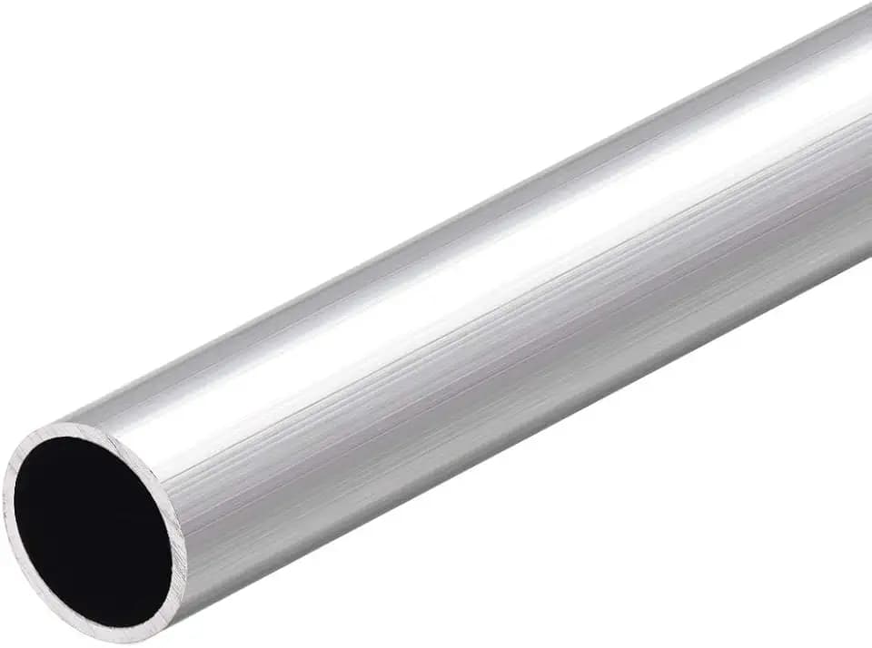 sourcing map 6063 Aluminium Rohr 300mm Länge Aluplatte Rundrohre, Aluminium Rundrohr 20mm Außendurchmesser Aluprofil Rohre, Alurohr 18mm Innendurchmesser Aluminium Profil Metallrohr