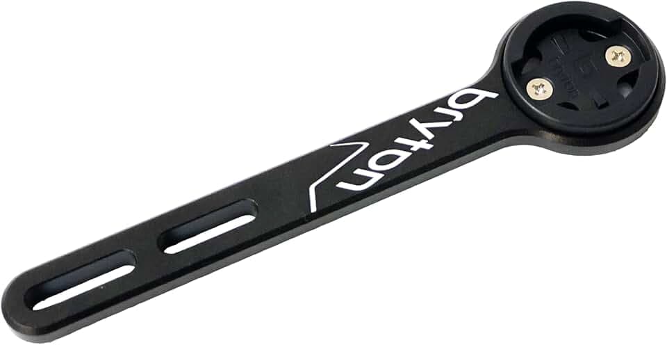 Bryton Staffa Frontale Race Mount in Alluminio, è progettato per manubri integrati, compatibile Con i modelli Rider, Nero