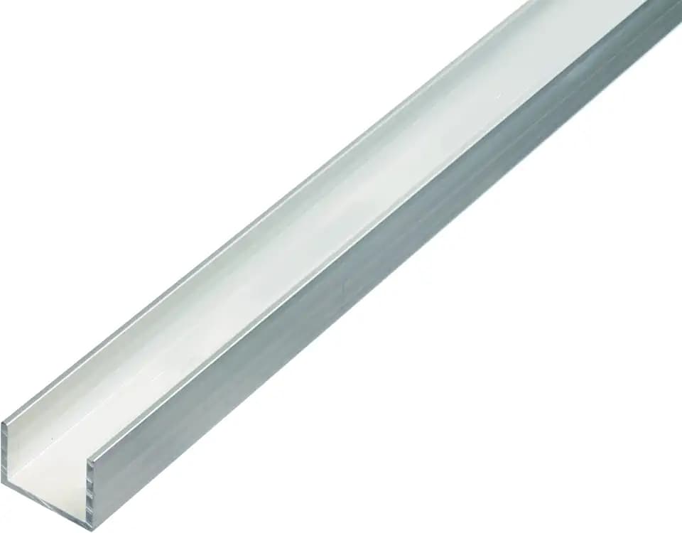 Alberts 488130 U-Profil | Aluminium, natur | 1000 x 30 x 20 mm