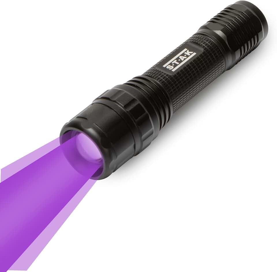 STAK HORATIO: 3W LED + UV-Taschenlampe. Zoom-Funktion. Aus Aluminium.