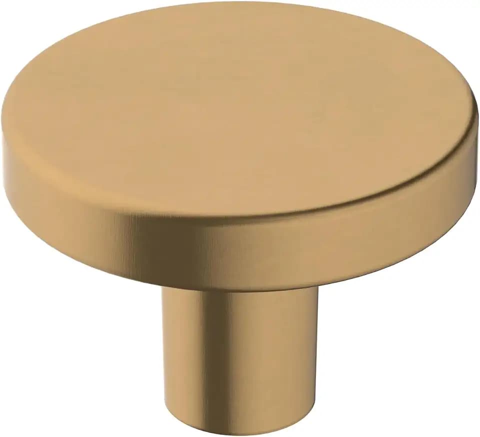Amerock 10 Pack 1-3/8" Round Versa Champagne Bronze Cabinet Knob