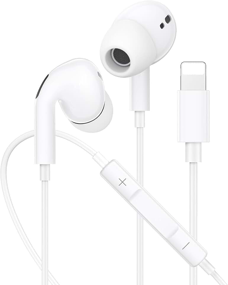 iPhone 14 13 12 11 Kopfhörer mit Kabel [MFi-Zertifiziert] Kabelkopfhörer