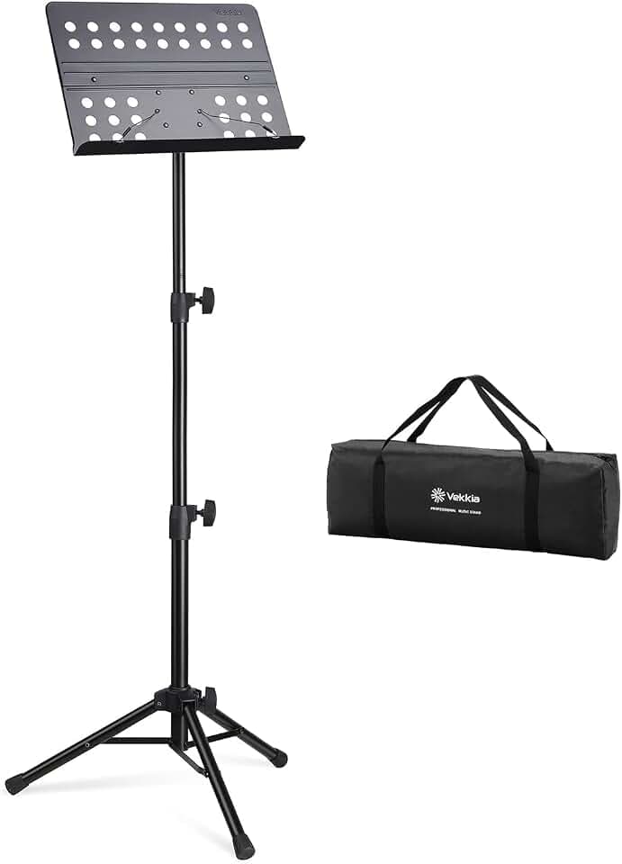 Vekkia Professioneller Notenständer, Höhenverstellbar von 80-178cm