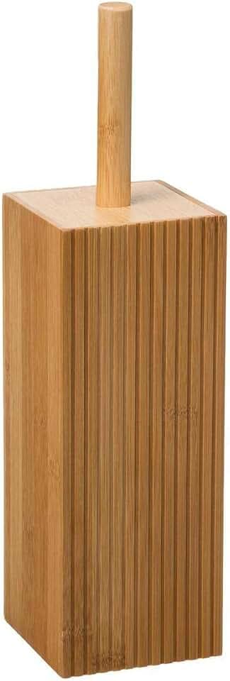 5five – Freistehende WC-Bürste, Material: Unknown Earth – Bambus – 10 x 10 x 37 cm – Für WC und Badezimmer