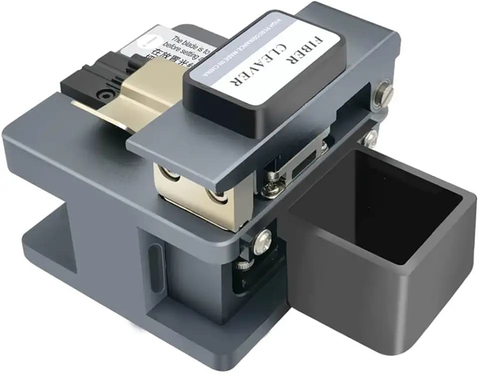 TM20 Fiber Cleaver Faserschneider mit 3-in-1-Faserhalter und automatischer Rückprallschiene Hochpräzises LWL Cleaver mit gebrochenem Faserschutzdesign