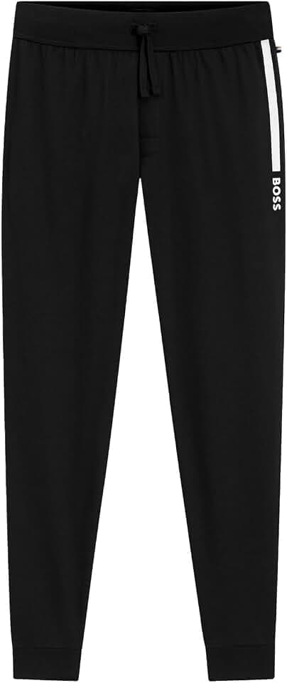 BOSS Herren Authentic Pants Jogginghose aus Baumwoll-Terry mit Logo-Print