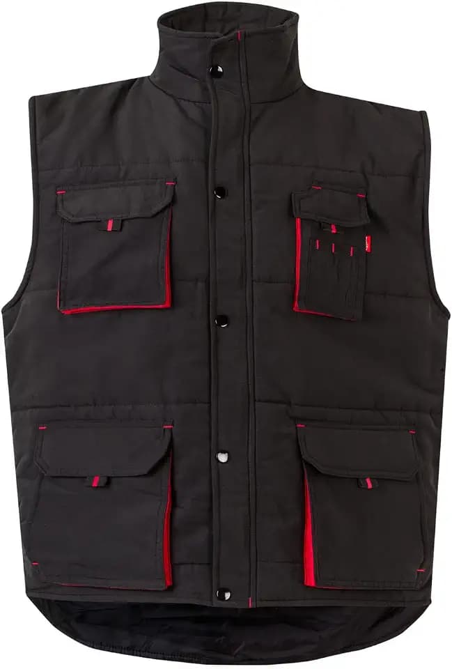 Velilla 201504 Fleecejacke zweifarbig, Schwarz und Himmelblau, Größe 2XL