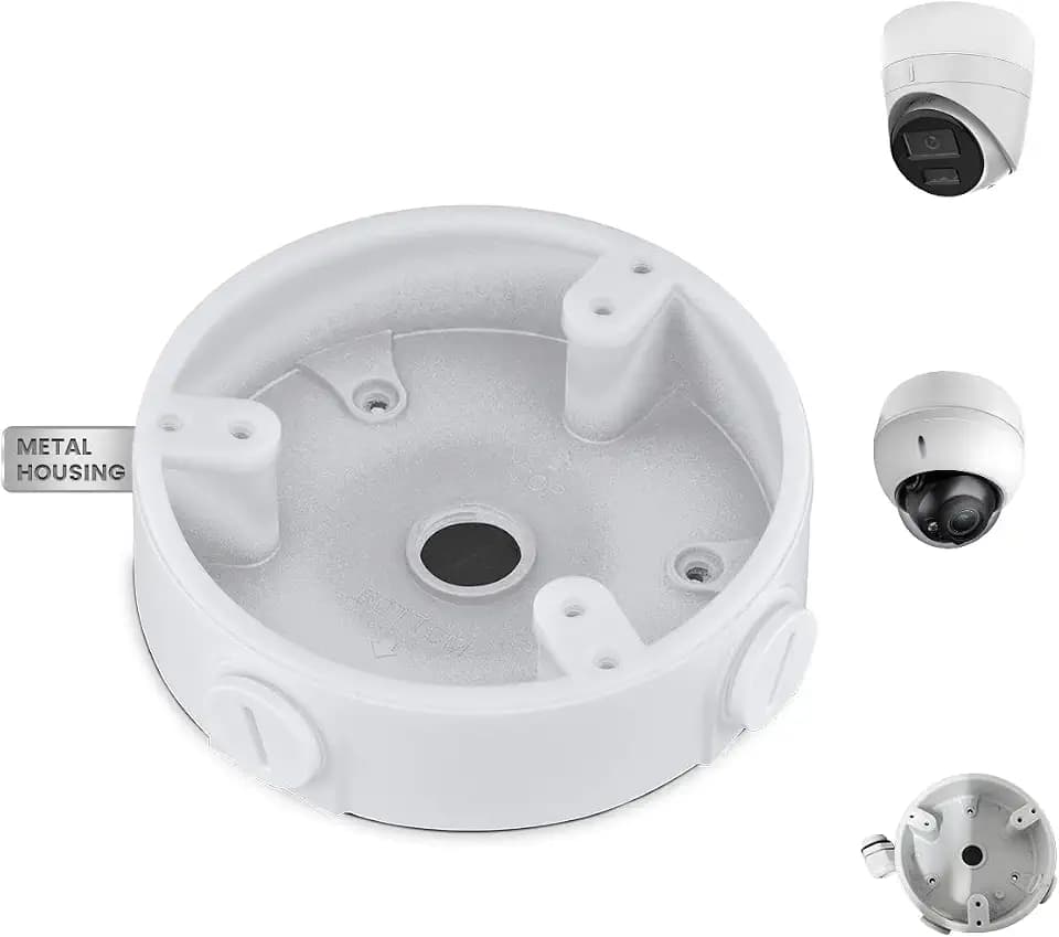 KU-PFA137 Metal Security Camera Junction Box Fits Dah Turret & Dome Camera