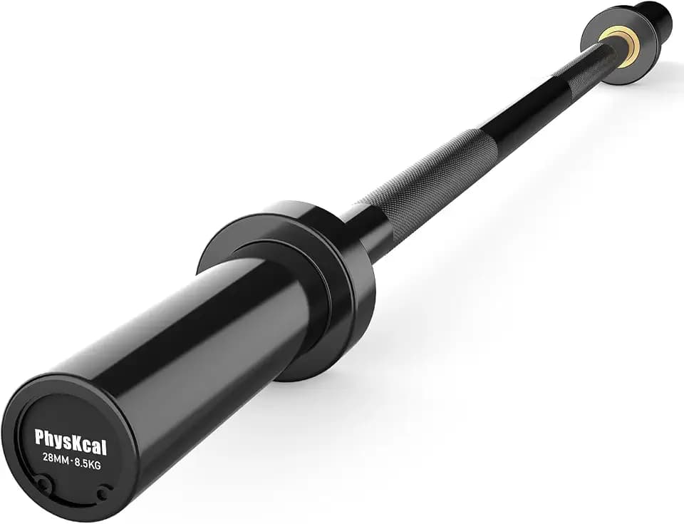 PhysKcal 120 cm/152 cm/182 cm Langhantelstange Ø50 mm für Krafttraining