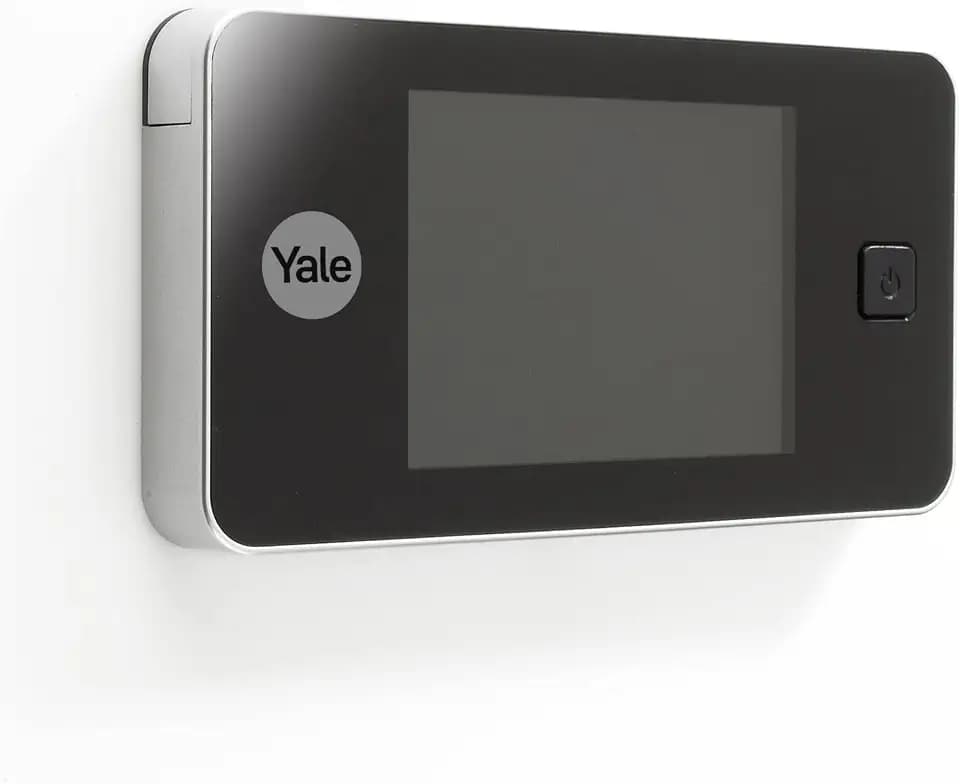 Yale Standard Digitaler Türspion 500 - Live-Ansicht - Hochwertige Kamera - Silber