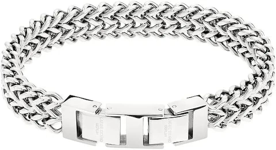 LIEBESKIND BERLIN Woven Damen Schmuck – Geflochtene Kette, Armband, Ohrringe & Ring aus Edelstahl in Silber, Gold, Roségold & Schwarz – Moderner Schmuck für Alltag & besondere Anlässe