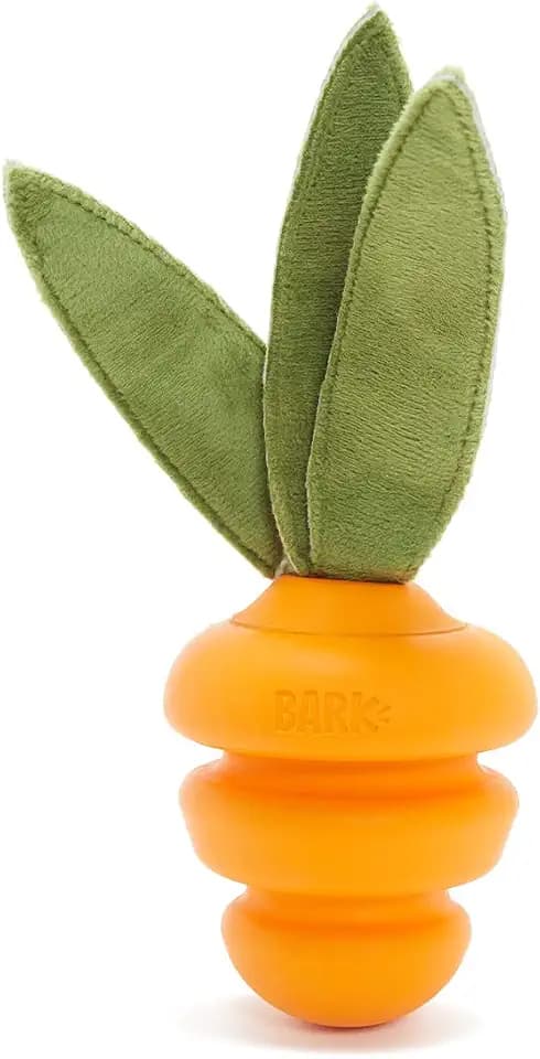 BarkBox Deep Roots Carrot Super Chewer - Toy for Small Dogs