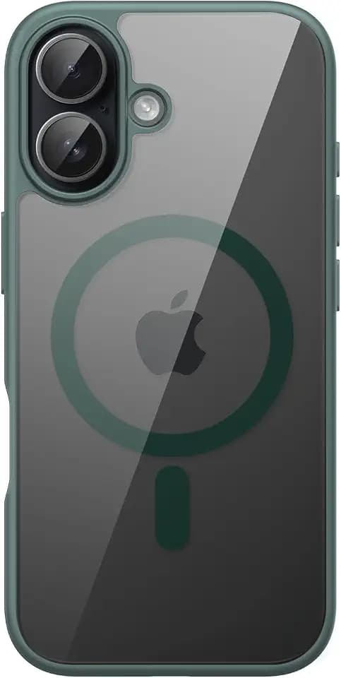 JETech Magnetic Case for iPhone 17, Dark Green