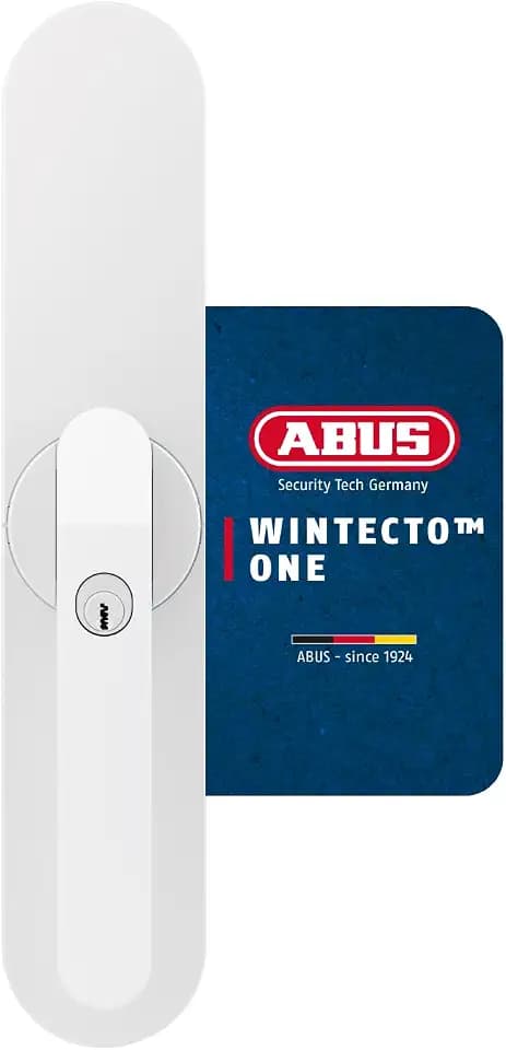 ABUS Fensterantrieb WINTECTO One – Smart, mit Alarm, ohne Bohren – Weiß