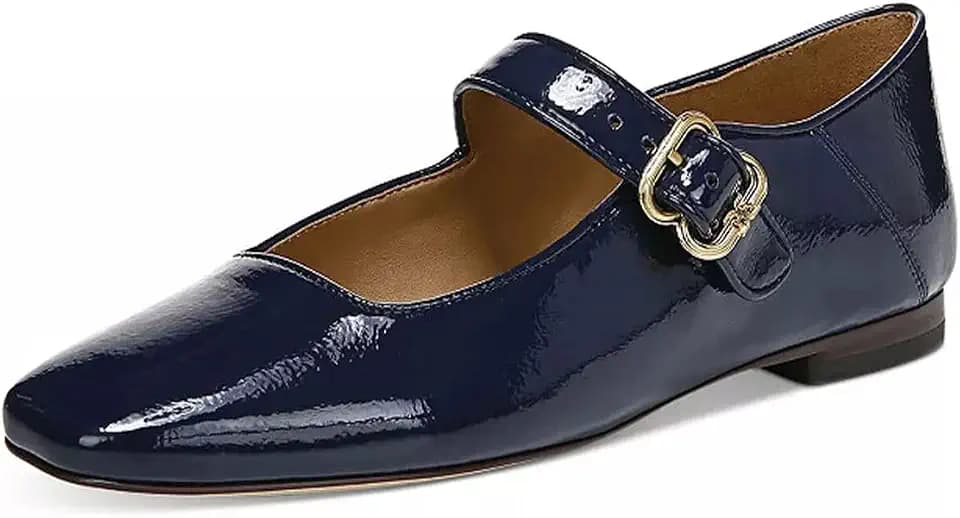 FYS Women Square Toe Mary Jane Pumps Ballet Flat