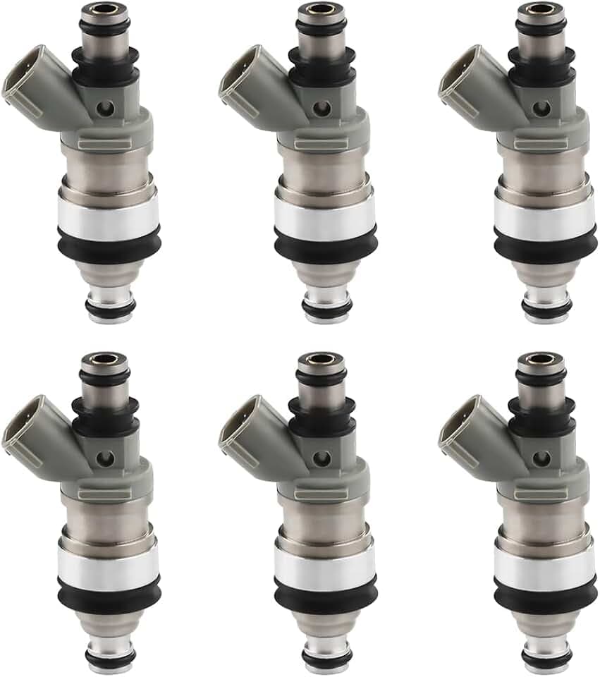 JDMON Fuel Injectors Replacement for Toyota Tacoma T100 1995-1998,Camry Lexus ES300 1992-1993,4Runner 1996-1998 3.0L 3.4L V6 Replace 23250-62030 6Pcs