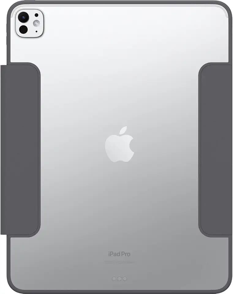 OtterBox Symmetry Series Folio Case for iPad Pro 13-inch (M4 and M5) - Thunderstorm (Black), Ultra-Sleek Design, Multiple Viewing Positions, Magnetic Sleep/Wake Cover (Ships in polybag)