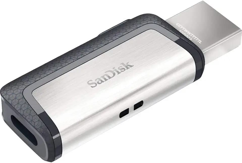 SANDISK 128GB Ultra Dual Drive, USB-C & USB-A, Up to 150MB/s Read Speeds