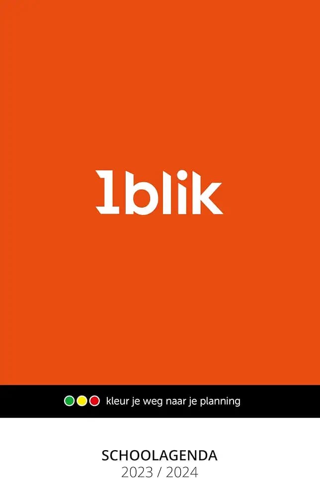 1blik schoolagenda 2023-2024: Planagenda