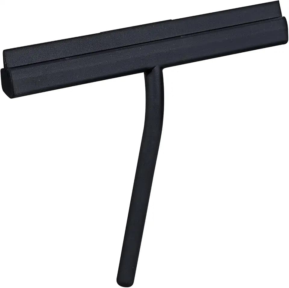 WENKO Turbo-Loc Duschabzieher mit Magnethalterung, ohne Bohren, 25 cm